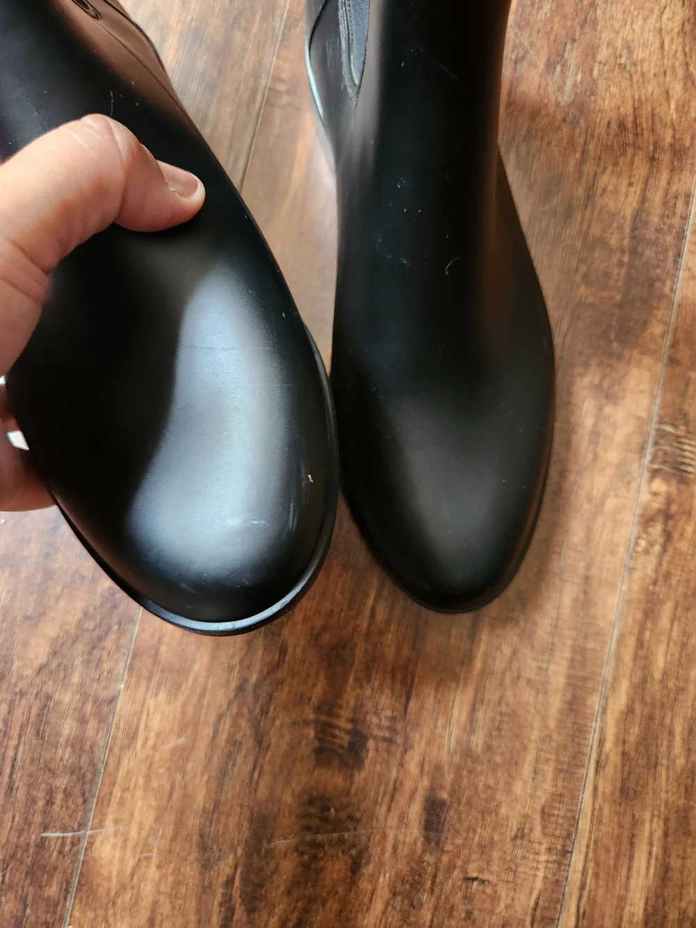 Capelli of New York Black Chelsea Rain Boots